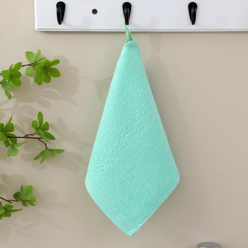 SEE KEAN Kids Pure Cotton Hand Towels with Hanging Loop, 10-Pack