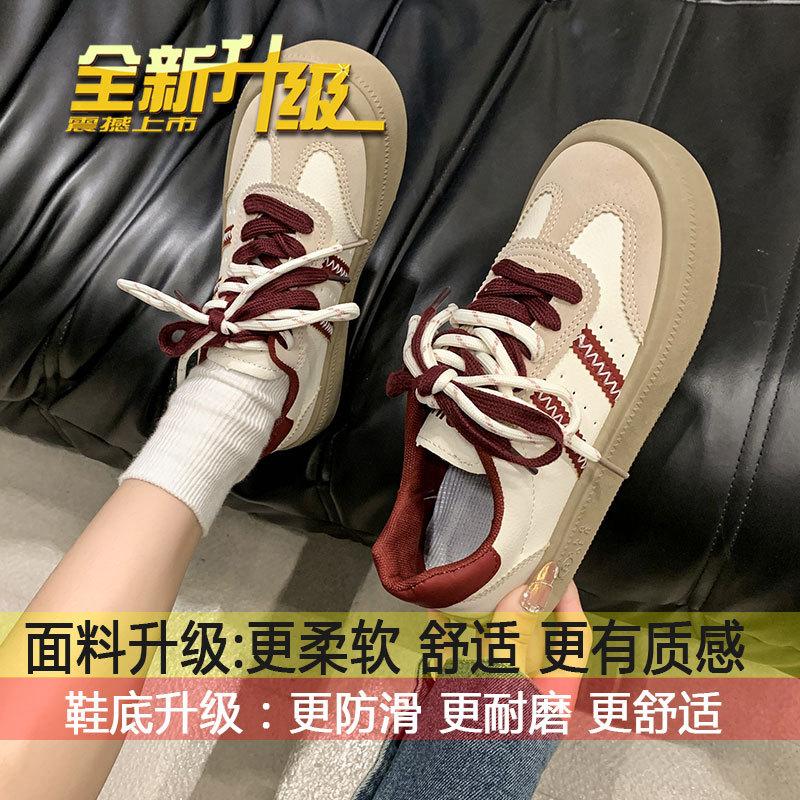 

Platform-soled German training shoes women s 2025 new autumn Internet celebrity explosion versatile heightening board shoes sports and leisure women s 35