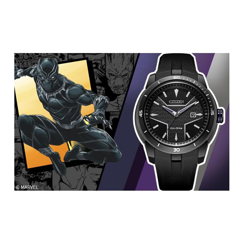 CITIZEN Ecology Drive Collection 100m Water Resistant Light Powered Quartz Movement Rubber PU Strap AW1615-05W