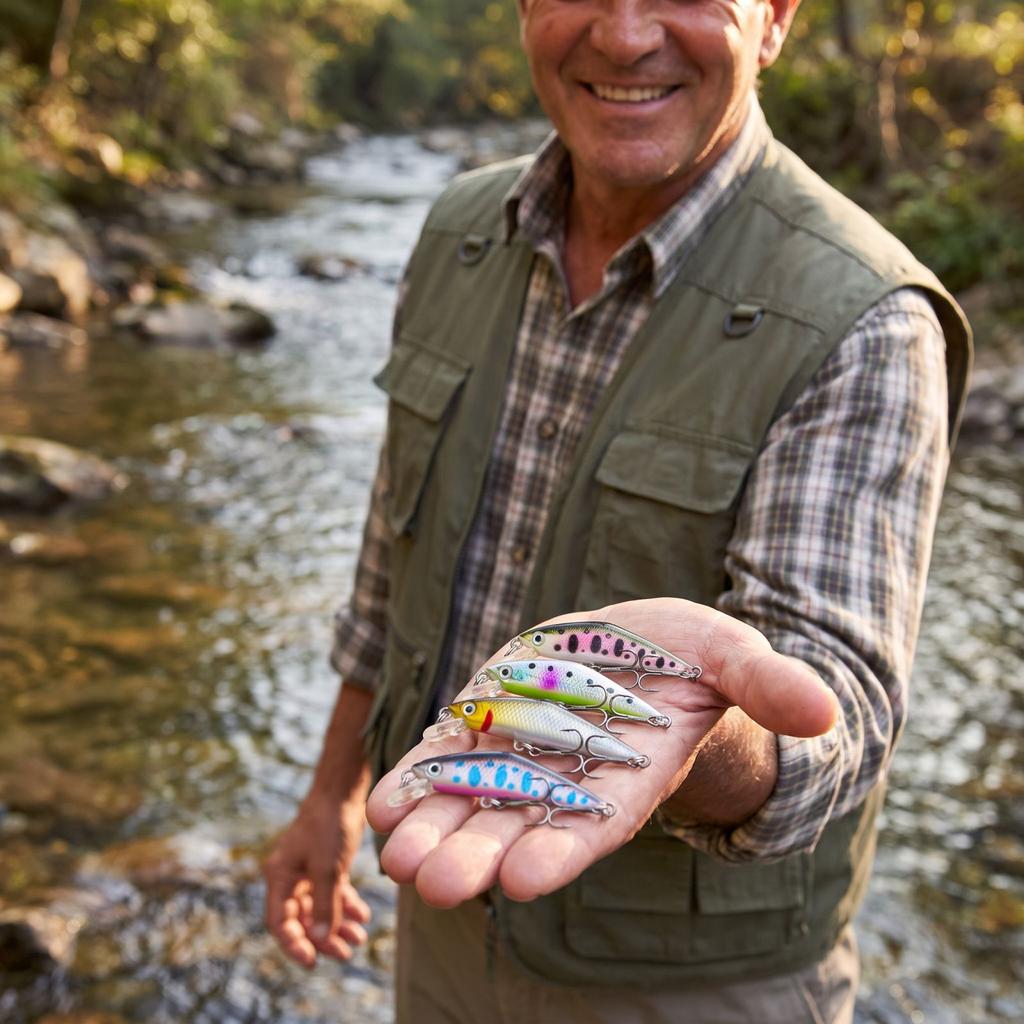 Lifelike Slow Sinking, Hard for and Stream Fishing, Artificial Fish