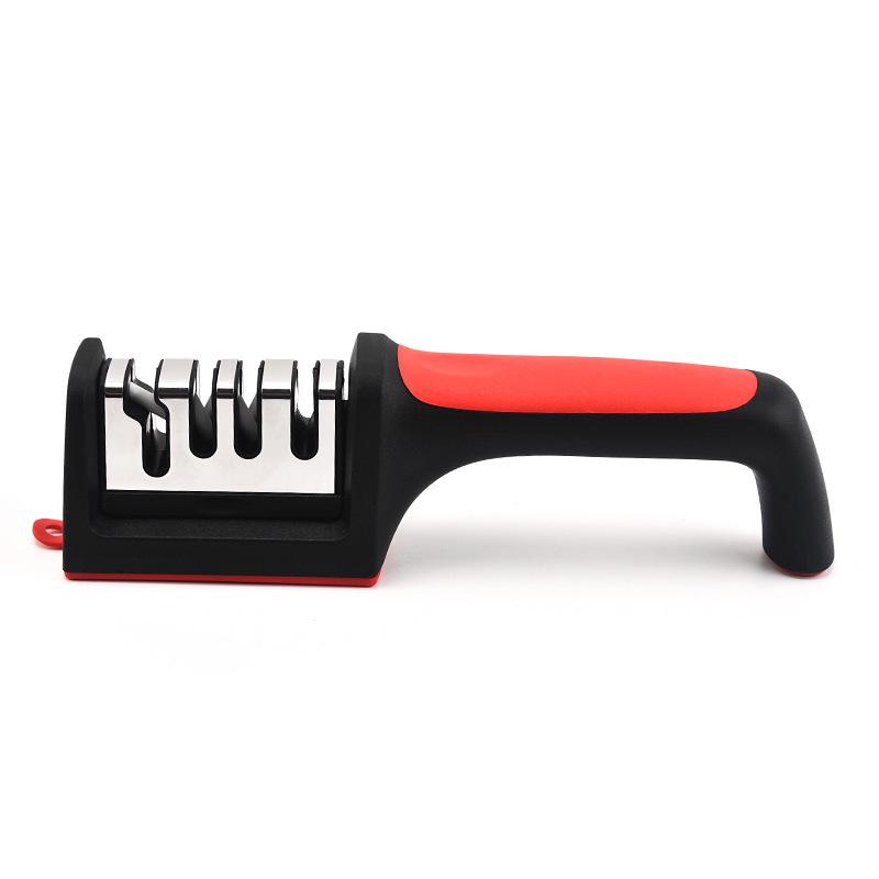 

Manual Household Knife Sharpener: Tungsten Steel, Three-Stage & Four-Stage System for Quick, Easy Sharpening