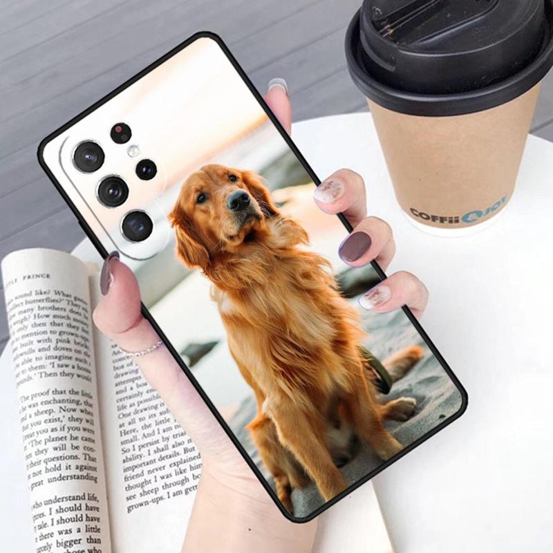 

Golden Retriever Dog phone case Cover For Samsung Galaxy S24 S25 Ultra S21 S22 Ultra S10E Note 10 Plus Note 20 FE S23 For S20fe(S20lite)