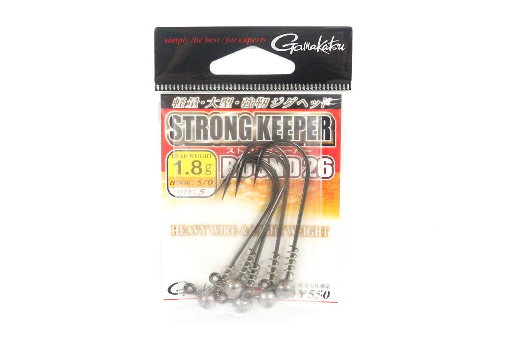 Sale Gamakatsu 68186 Jig Head Strong Keeper Round 26 1.8 Grams Size 5/0 (1477)