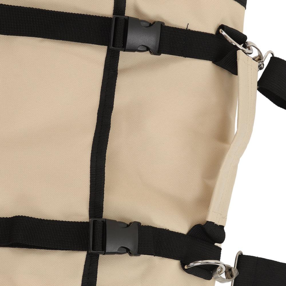 

Portable Tool Organizer Bag Large Capacity Rollable Tool Storage Bag Electrician Tool Storage бежевий