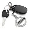 1Pcs 3D Metal Car Keychain Keyring Key Holder Couple Gifts Pendant For Nissan Nismo Qashqai X J10 J11 Trail Tiida Juke Teana Pulsar Altima