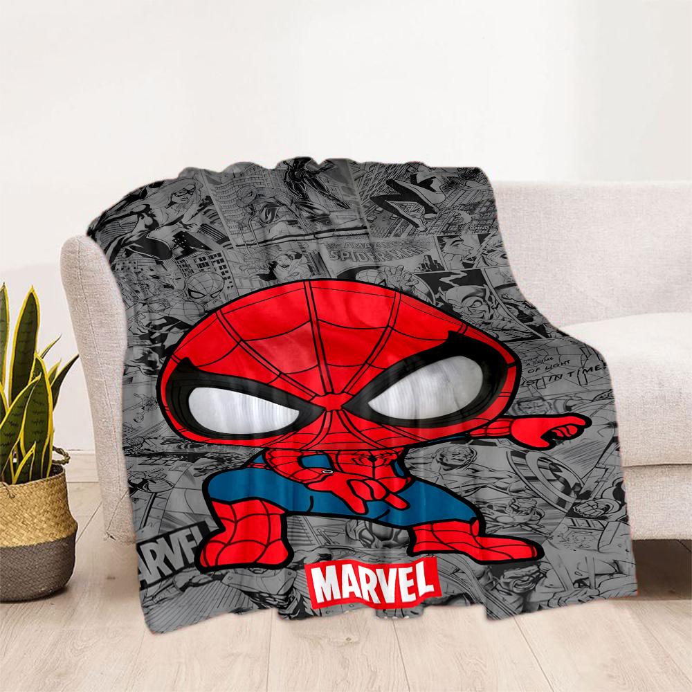 1pc Spider-Man Action Blanket Soft and Warm for Sofa Office Camping Travel Livingroom Great Gift for Friends and Family Comfortable