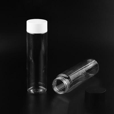 400/500/600Ml Round Disposable Juice Beverage Bottle Milk Tea Yogurt Transparent Plastic Bottles
