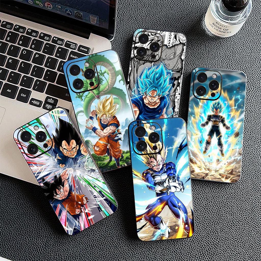 Cover for Motorola Moto G86 G57 E14 E15 G14 G34 G67 G84 G24 A54 G15 Power E22 Casing Phone Case Cartoon Dragon Gokus Ball Vegeta
