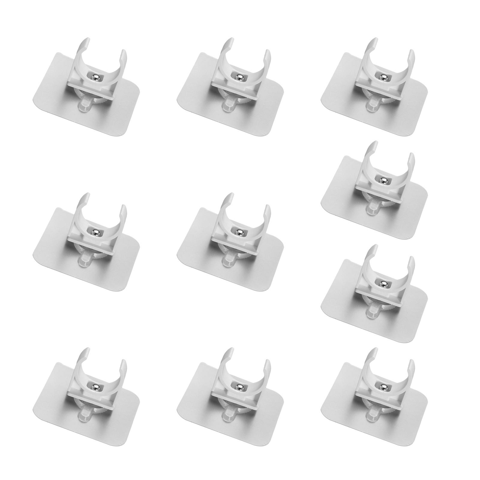 

10pcs Pipe Holder Wall Fixing Pipe Brackets Pipe Mounting Clamps Home Renovations Support for Various Installation Need 16MM