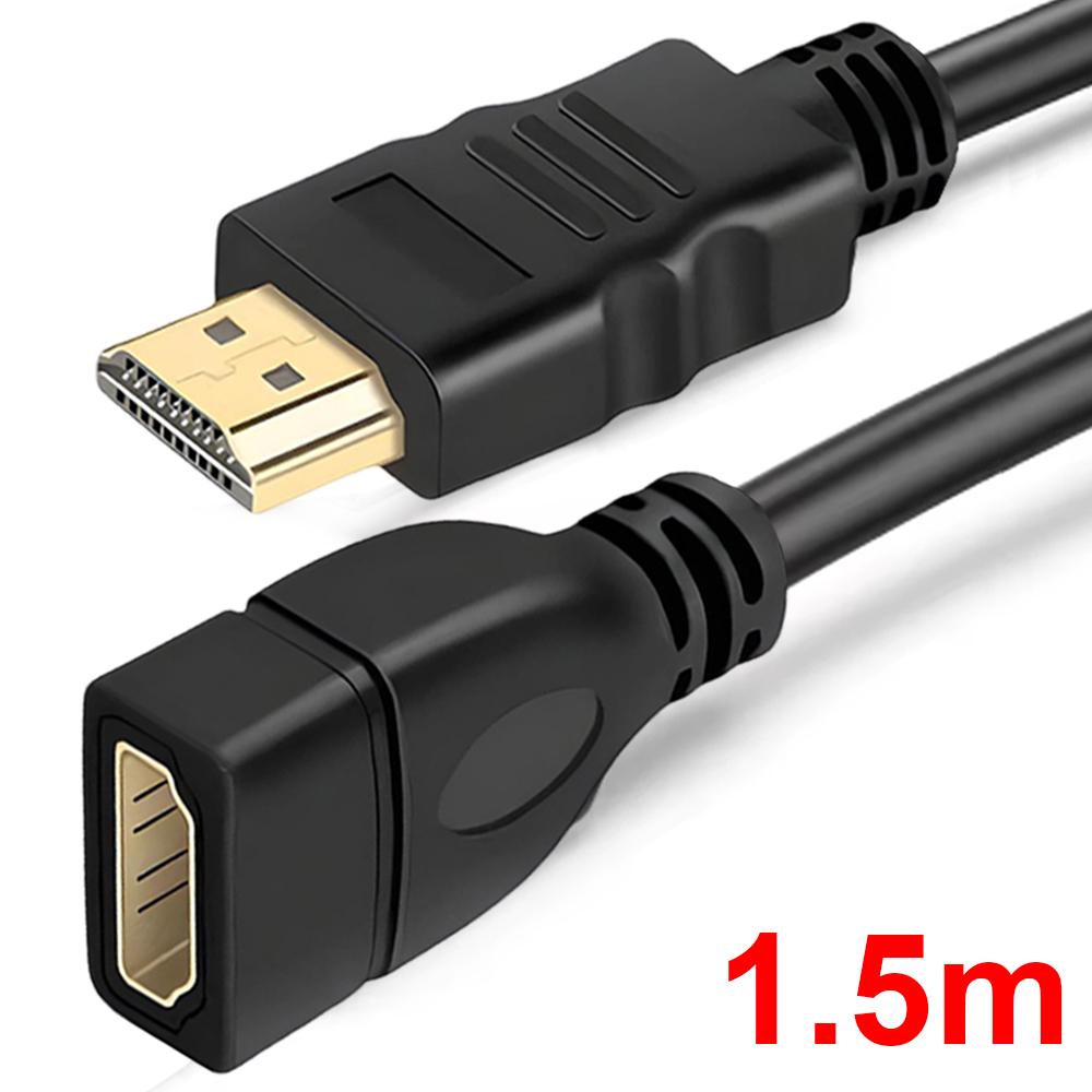 2.0 HDMI Compatible Extension Cable HDR 4K 60Hz Male to Female Adapter High Speed Extender Cord For Switch2 PS5 Laptop PC HDTV