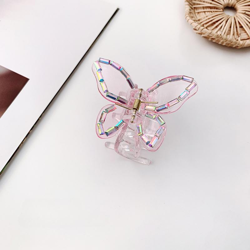 Matte Transparent Butterfly Hair Claws Clips for Women Girls Elegant Decorate Hairpins Headbands Fashion Korean Hair Accessories