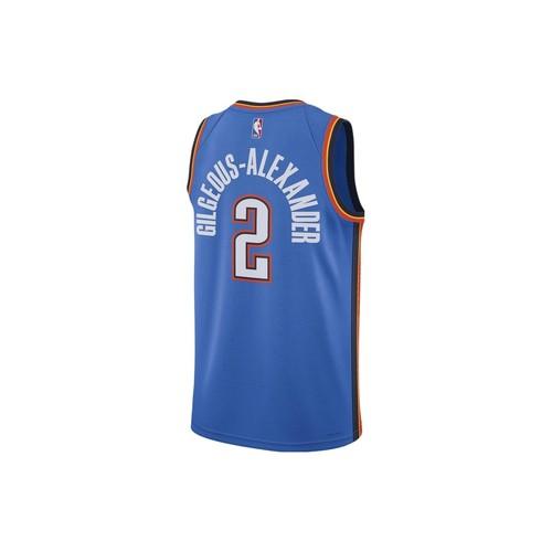 Nike Oklahoma NBA 22-23 Season Alexander No. 2 Basketball Vest Men's Blue