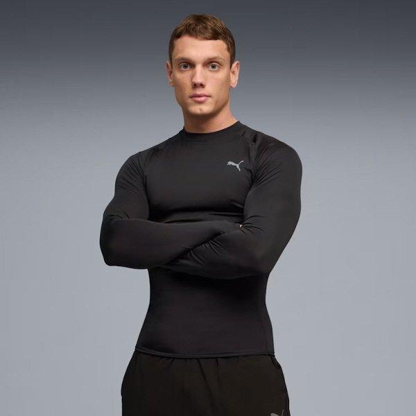 

PuMa Men S Long Sleeve Tee M pwrMode baSe Layer lS 01 Black/S(95)