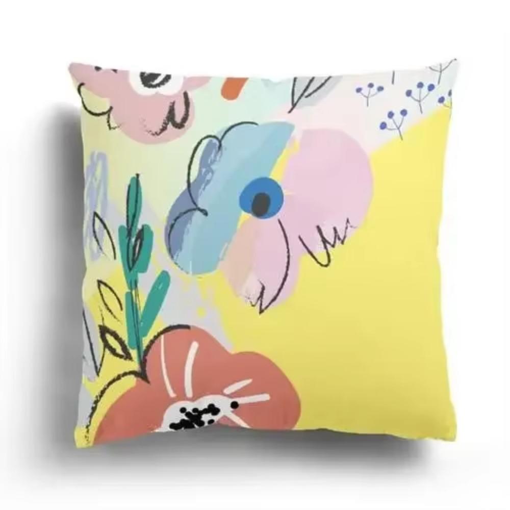 Nordic Abstract Art Printed Pattern Cushion Cover Home Living Room Sofa Bedroom Decoration Throw Pillow