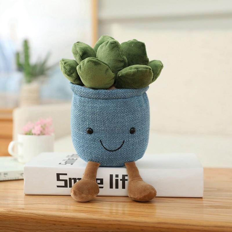 Simulation Plant Doll Daffodil Tulip Fun Potted Series Plush Toy Decorative Ornaments
