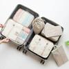 Set da 7 pezzi, borsa da viaggio, organizer per vestiti, bagagli, organizer da viaggio, coperta, scarpe, organizer, borsa, valigia, cubi da imballaggio