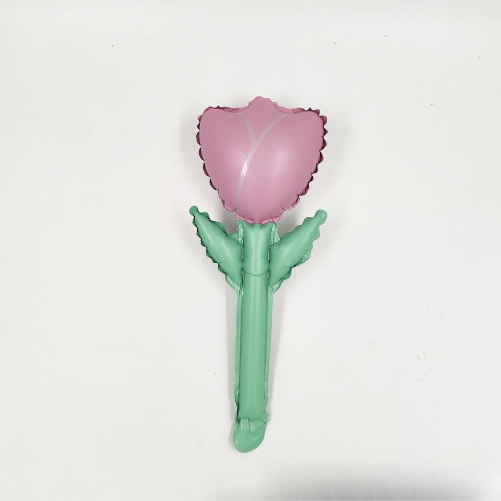 20pcs Mother's Day Valentines Day Love Balloon Bouquet Flower Proposal Confession Aluminum Film Balloon Shopping Mall Decoration