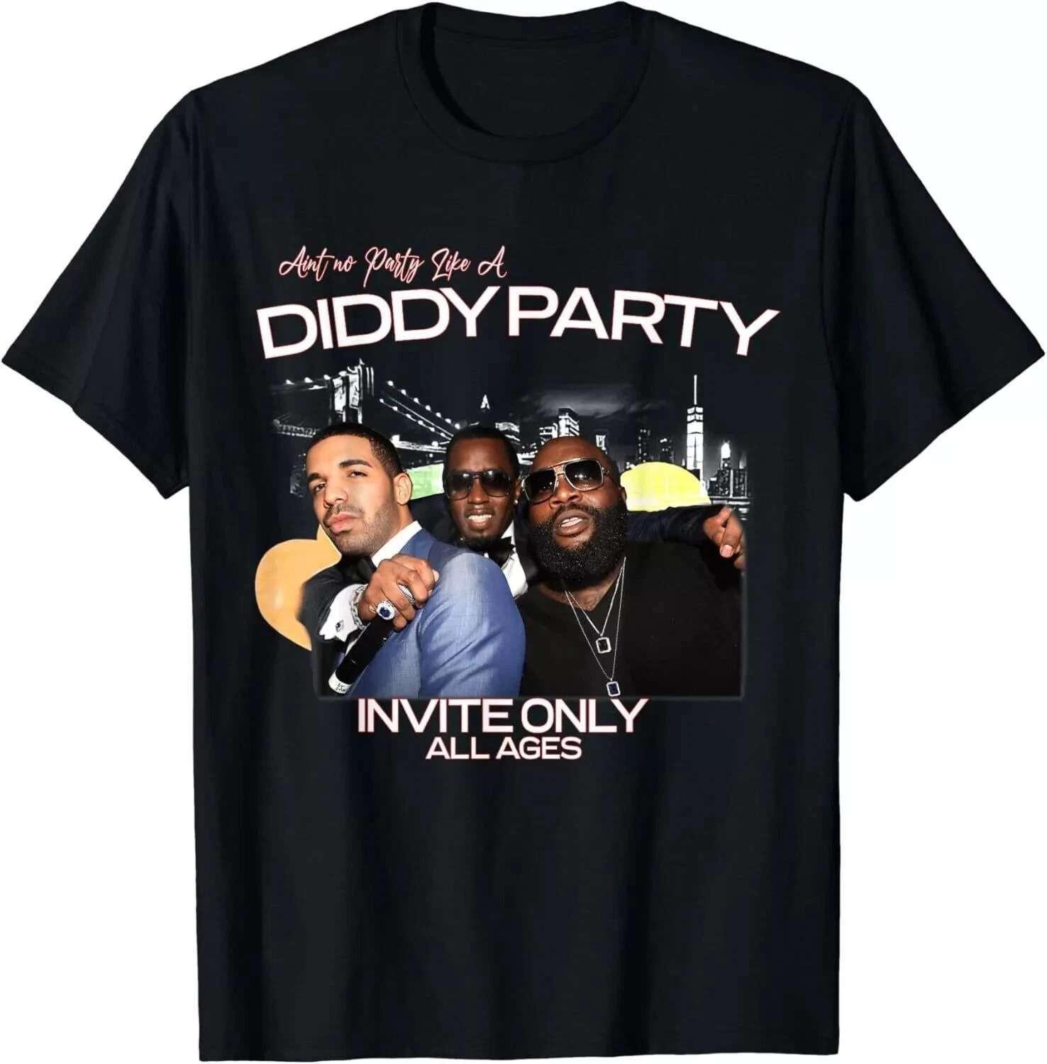 Aint No Party Like A Diddy Party Rap Unisex T-Shirt S разноцветный