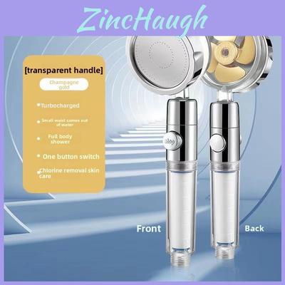 Small Waist Pressure Boost Shower Head For Highpressure Bathroom Use