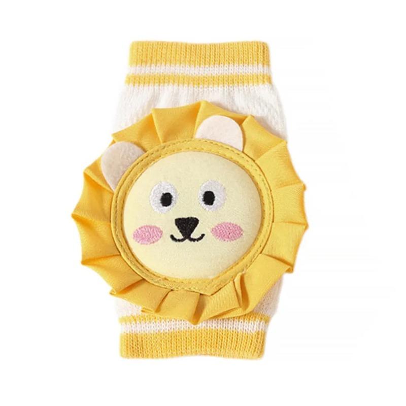 Cartoon Animal Fruit Kids Knee Pads Summer Mesh Breathable Baby Learning Walk Crawl Protection Anti-Fall Gear