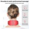 Intelligent Electric Neck Massager 6 Modes 9 Adjustable Speeds Neck and Shoulder Massage Relieves Fatigue Automatic Heating