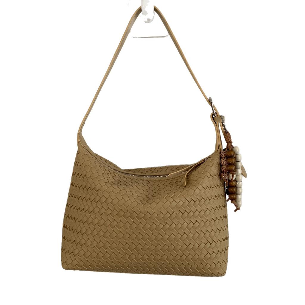 Underarm Bag - Women's Knitted Bag - Simple Bucket Bag - Shoulder Bag for Daily Commuting