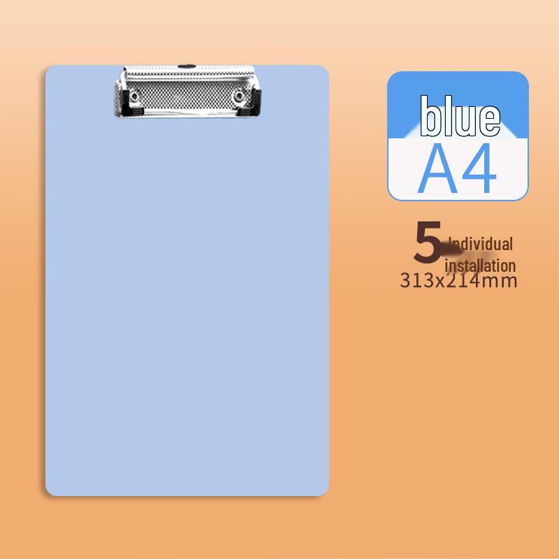 Morandi A4 Clipboard with Strong Clip for Writing, Office, and Meeting Notes