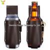 In-Stock Leather Waist Beer Bottle Holder for Outdoors, Fits 600ml and 350ml Bottles