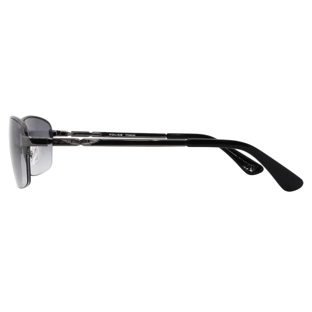 [Police] Fashion Glasses Eyeglasses Sunglasses SPLG37J 0568 58 2023 Model Men's Square Half-Rim Semi-Role