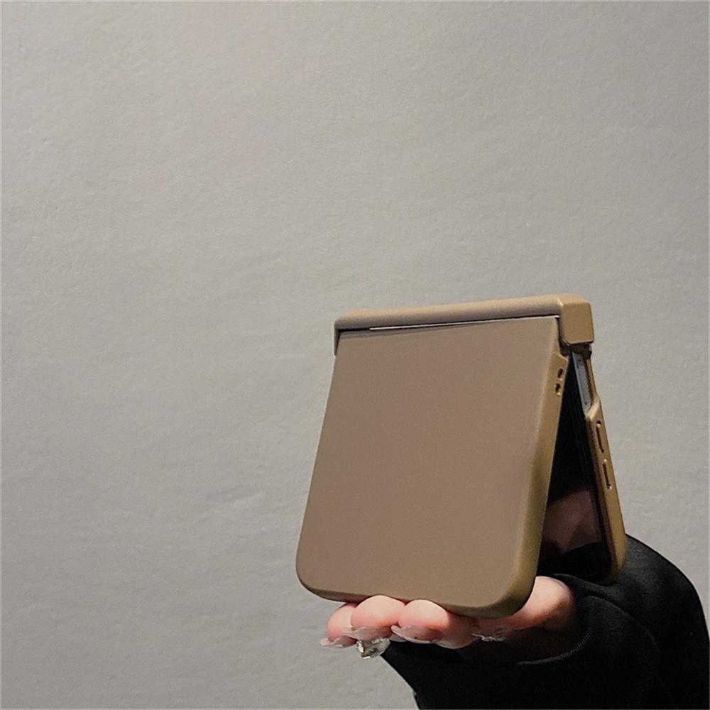 Cute Candy Color Skin Feel Hinge Protec Case For Samsung Galaxy Z Flip 7/6/5/4/3 For Motorola Razr 40 50 Ultra Razr 60 Cover