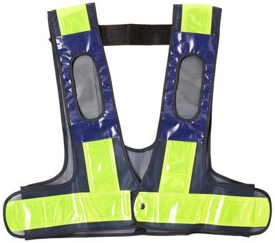 Mizukei Full Harness Safety Vest Can Be Worn King Size Navy/Yellow