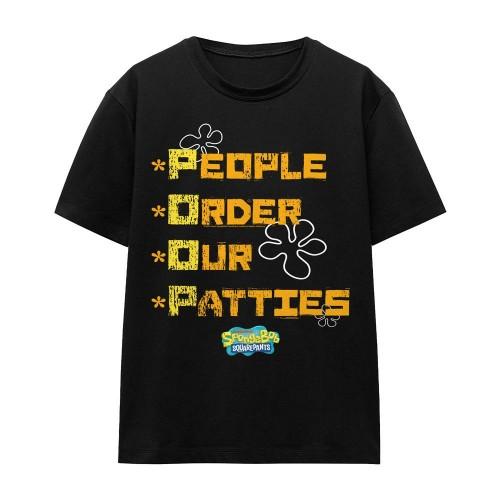 SpongeBob SquarePants Unisex Adult People Order Our Patties T-Shirt
