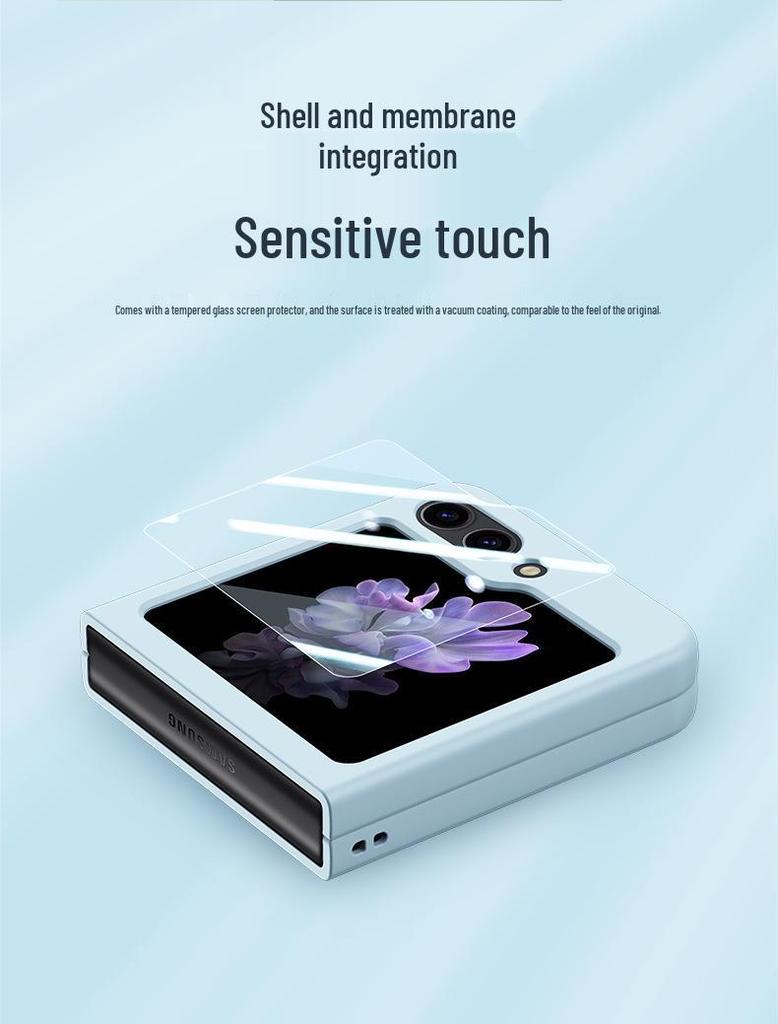 Samsung Z Flip7 Skin-Feel Full-Coverage PC Case for Flip4/5