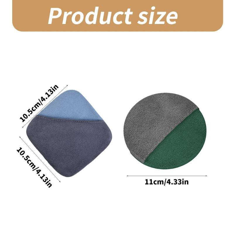 Efficient Microfiber Polishing Cloths Easy Storage Size Dusts Frees Fiber Cloth Upgrades for Clear Car Screens & Devices