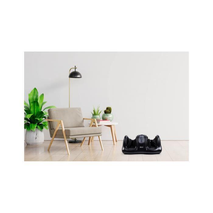 Massage Pieds et Chevilles - GLOBAL RELAX - 3 vitesses - Noir