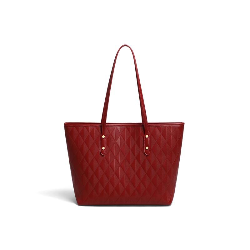 Tote Bag Women'S Bag Large Capacity High-End Sense Red Commuter Bag Bridal Wedding Bag Luggage