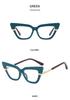 2025 Cross Cat Eye Glasses: Anti-Blue Light European & American Frames, Internet Celebrity Style, Bare Face Optical Design