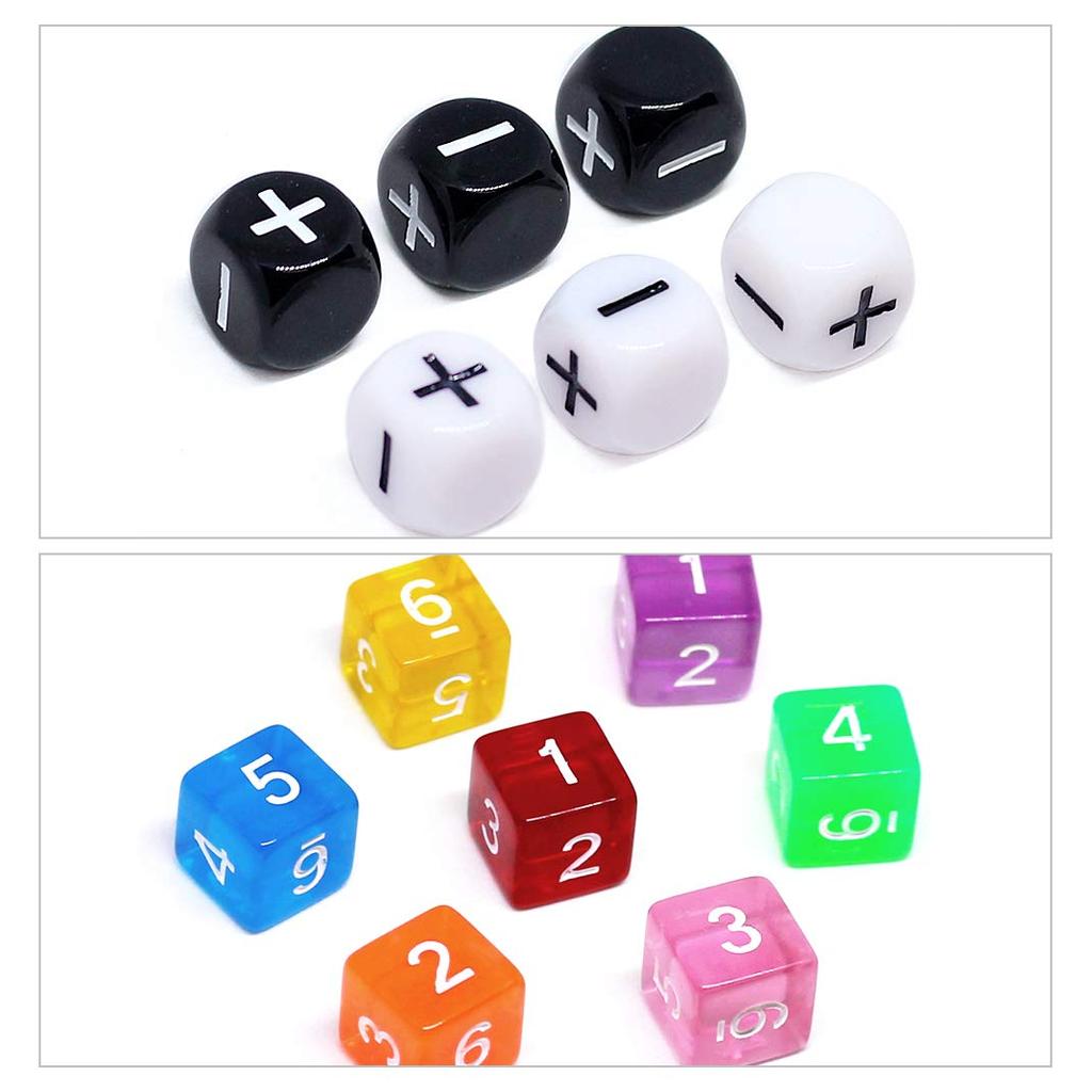 DIYBravo Silicone Mold, Dice Shape, Polyhedron, 10 Types, 10 Sets, Numbers, DIY Epoxy Resin, UV Resin, Tabletop Game, Mahjong, Keychain, Pendant (Dice
