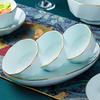 Jingdezhen Ceramic Light Luxury Hand-Painted Gold Dining Bowls