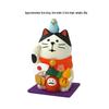 Lucky Cat Feng Shui Ornament for Home, Office, Car, or Store Decoration