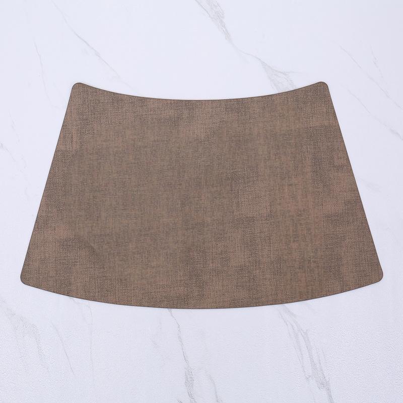 

Fan-shaped Waterproof Leather Placemat (Set of 2)