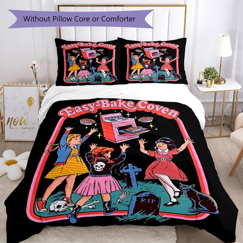 3pcs Steven Rhodes Bedding Set Duvet Cover Closure Includes 1 Duvet Cover & 2 Pillowcases, Soft and Comfortable for All Seasons.