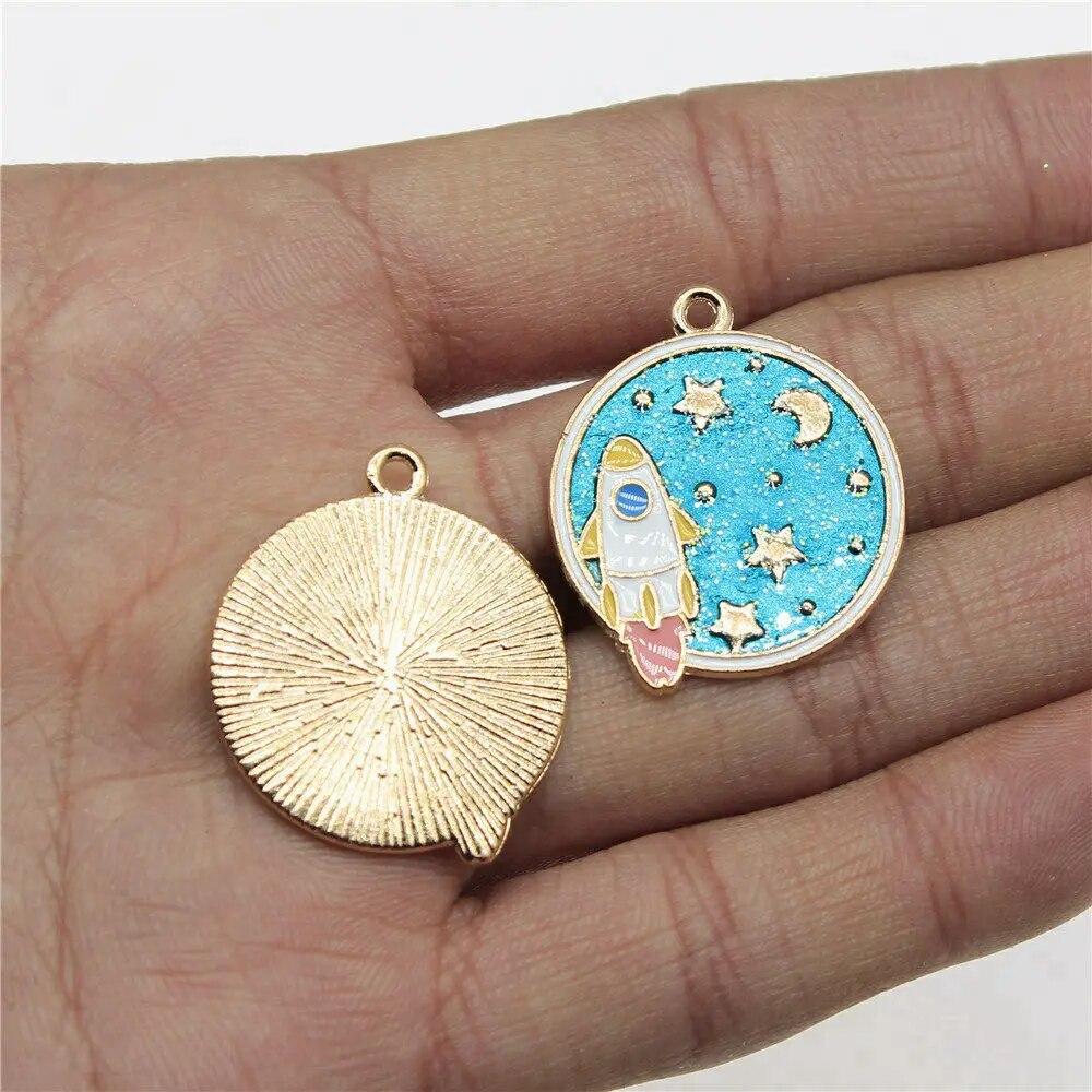 

Подвески Радуга Вселенная Винтажные ювелирные подвески A11-10pcs-12x16.5mm