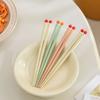 With Storage Box Student Flatware Set Dopamine Style Chopstick Spoon Camping Cutlery Set  School