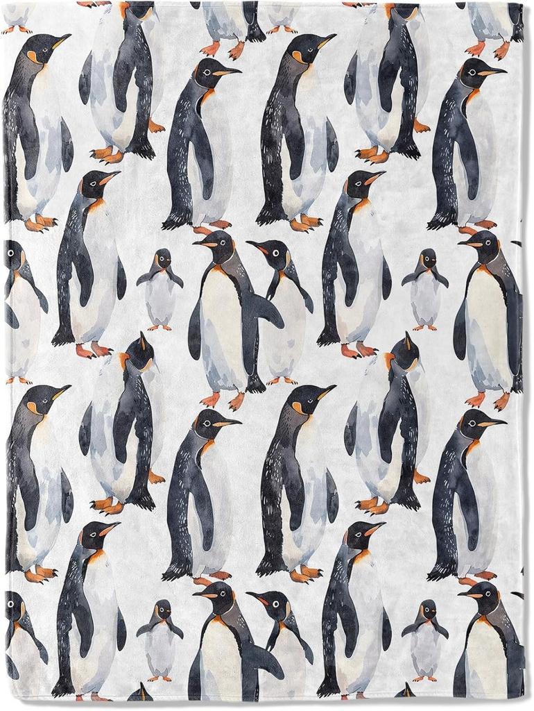 1PC Nice Wild Horse pattern Throw Thin Blanket Gifts for Couch Bed Car Home for Duck Penguin Elk Horse Lovers all season use