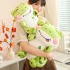 Cute Smiling Frog Plush Doll Doll Baby Backpack Birthday Gift Children's Doll Machine Doll