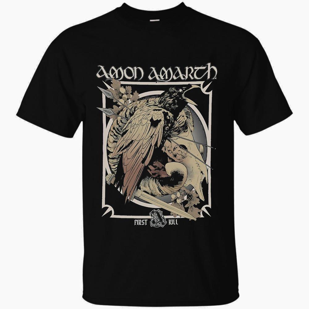 Amon Amarth Death In Fire T-shirt Black Gildan Men S-234XL T-shirt YA155 Unisex T-Shirt S