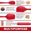 Non-Stick Silicone Cream Spatula Set Pastry Scraper Spoon Butter Spreader Jar Blender Heat-Resistant Spatulas For Kitchen Baking