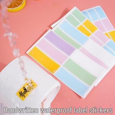 Waterproof Colored Adhesive Labels for Kitchen Storage and Seasoning Classification