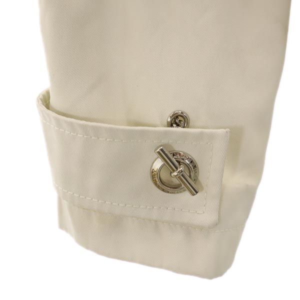 Burberry Long Coat Ivory System Women Used